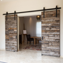 Hotel Streak style printing sliding door with sliding barn door hardware